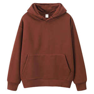 Pulls à capuche pour hommes, épais, effet vieilli, vente en gros, coupe oversize, délavé style vintage, uni, en tissu 100% coton - Product Image 5