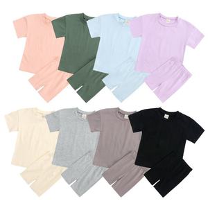 OEM 2026 Two Pieces Clothing <b>Sets</b> Cotton T-shirt Shorts <b>Sets</b> logo Summer Wear Shorts Two Pcs <b>Sets</b> - Product Image 3