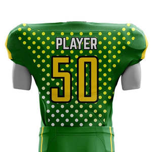 Dernier design d'uniforme de football américain, nouveau style, grande taille adulte, haute qualité, 100% polyester, prix de gros, pas cher pour les hommes - Product Image 3