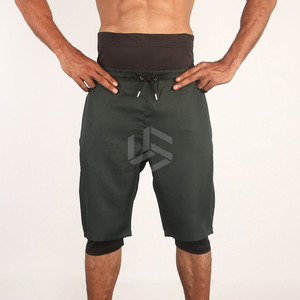 Men's Awrah Shorts Halal Muslim Mid-Knee Casual Sunnah <b>Islamic</b> Eco-Friendly Quick Dry Breathable Activewear - Product Image 1