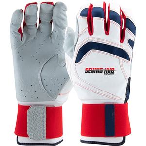 Accepter des étiquettes personnalisées Gants de frappeur de balle molle de meilleure qualité Gants de frappeur de baseball respirants personnalisés pour hommes et garçons - Product Image 2