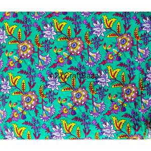 Tissu en coton 100% fait main, léger, de haute qualité, magnifique. Achetez du tissu imprimé en bloc en coton à prix de gros. - Product Image 6