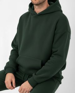 Fabricant de vêtements personnalisés de haute qualité – Sweats à capuche oversize en molleton de coton épais blanc crème pour hommes, fabriqués au Bangladesh - Product Image 5
