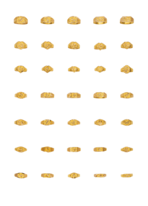 Anillos de Oro Sólido de 22K |   Anillos de Oro con Sello 916 de Diseño Tradicional y Moderno para Uso Diario, Regalos, Bodas, Cumpleaños y Aniversarios - Product Image 4