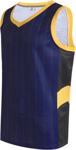 Maillot de basket athlétique en mesh pour homme, col en V, style hip-hop, débardeur pour fans - Product Image 6