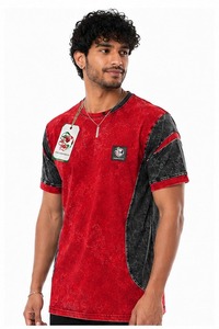 Camiseta de Algodón Grueso para Hombre, Lavada con Ácido, con Logotipo Personalizado, Nuevo Diseño, Corte Regular, Estampada, Lisa - Product Image 6