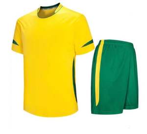 Conjunto de Uniforme de Fútbol de Manga Corta 100% Algodón de Secado Rápido - Product Image 1