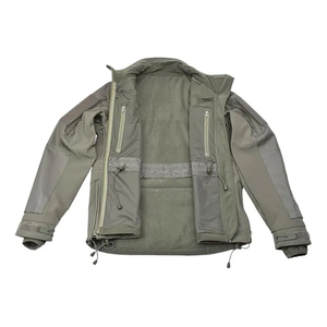 เสื้อแจ็คเก็ตผู้ชายแบบยุทธวิธี ผ้า softshell กันลม สีพื้น แขนยาว สำหรับใส่ล่าสัตว์ในฤดูใบไม้ร่วง - Product Image 6