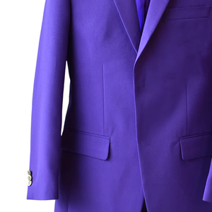 Chaqueta Deportiva Unisex Omega Purple Fraternity con Logotipo de Letras Griegas, Escudo Impreso en Serigrafía, Cremallera, Tallas Grandes, de Algodón - Product Image 3