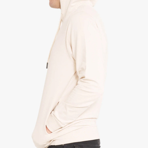 เสื้อฮู้ดดี้ผู้ชายผ้าฝ้ายออร์แกนิค เสื้อสเวตเชิ้ตมีฮู้ดแบบเทอร์รี่สั่งทำพิเศษสำหรับผู้ชาย เสื้อพูลโอเวอร์สีพื้น สตรีทแวร์ ขายส่ง - Product Image 1
