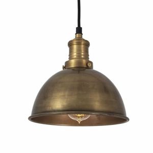 Industrial Metal Pendant Light Round Dome Shape Hanging Indoor <b>Kitchen</b> <b>Decor</b> Durable Design - Product Image 1
