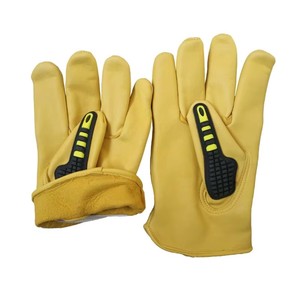 Wholesale Custom Men's PU Leather Driver <b>Gloves</b> Winter Warm Lined <b>Gloves</b> From Pakistan High Quality - Product Image 2