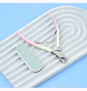 Kit de Manucure Professionnel ANAAIF en Acier Inoxydable avec Coupe-Cuticules à Lame Courbe et Repousse-Cuticules, Lime à Ongles pour Doigts - Product Image 2