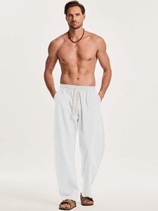 <b>Men's</b> Comfy Baggy Trousers 100% Cotton Solid Joggers <b>Pants</b> Soft <b>Yoga</b> Lightweight Fashion Streetwear Lounge Casual <b>Pants</b> Pockets - Product Image 6