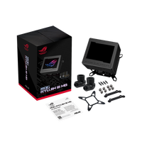 Bloc d'eau pour processeur ROG Ryujin III WB en cuivre avec écran LCD couleur intégré de 3,5 pouces, ventilateur VRM, roulement à billes Asetek 36dba 178