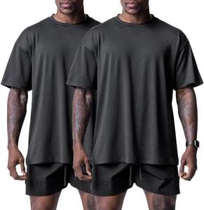 T-shirts pour hommes à manches courtes, coupe ajustée, de haute qualité, avec logo personnalisé imprimé, 100% coton, respectueux de l'environnement - Product Image 1