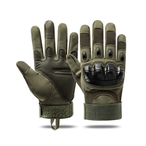 Guantes de Motocicleta de Cuero Resistentes al Viento, Protección Completa para los Dedos y la Palma, Unisex, para Deportes al Aire Libre, Guantes de Motocicleta Resistentes - Product Image 4