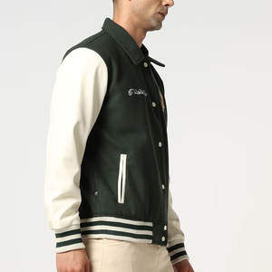 Nouvelle Arrivée Vêtements Décontractés Urbains Blouson de Baseball Léger pour Homme Meilleur Style Prix Bas Blouson Letterman pour Homme - Product Image 4