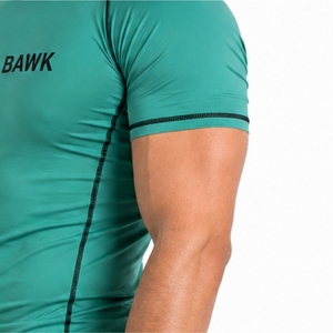Camiseta de compresión de manga corta para hombre, de secado rápido, transpirable, ligera, atlética, para hombre. - Product Image 6