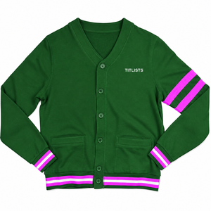 Ajoutez vos pulls personnalisés de haute qualité à col en V pour les logos des sororités, fraternités, écoles, collèges, universités, cardigans tricotés - Product Image 1