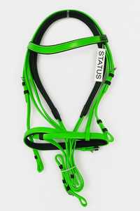 Brida de Carreras Full Cob con Hebillas de Acero Inoxidable, Riendas con Agarre de Goma, Material de PVC 100% Impermeable - Empaque Personalizable - Product Image 3