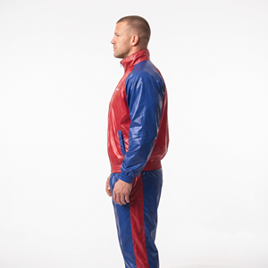 Men's <b>Plus</b> <b>Size</b> Nylon <b>Jogger</b> Tracksuit <b>Set</b> Oversized Fit Lightweight Breathable Custom Logo Gym Sportswear - Product Image 4