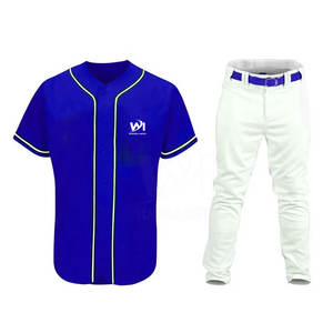 Custom <b>Logo</b> <b>Design</b> Top Quality Baseball Uniform Sports Wear Breathable Quick Dry Baseball Uniform For Online Sale - Product Image 1