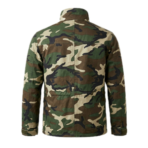 Combinaisons de chasse au gibier d'eau pour hommes, personnalisables, chaudes, coupe-vent, camouflage numérique orange forêt, légères et entièrement respirantes - Product Image 4