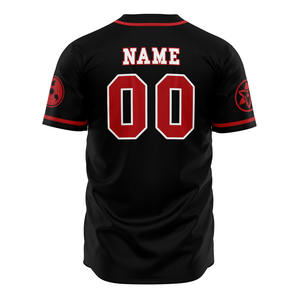 Maillot de baseball personnalisé de qualité supérieure, broderie sublimée, uniforme d'équipe de softball - Product Image 4
