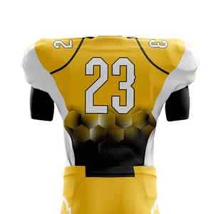 Maillot de football américain personnalisable, respirant, sublimation, tenue de sport, ensemble uniforme d'équipe avec options de design - Product Image 6