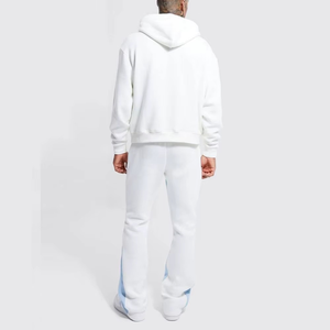Conjunto Deportivo de Dos Piezas para Hombre, Estilo Desgastado, Manga Larga, Personalizado, Sudadera con Capucha y Pantalones Deportivos de Algodón, Ropa Deportiva Urbana para Gimnasio - Product Image 5