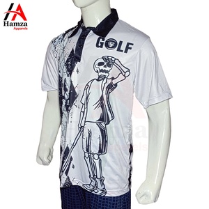 Hamza apparels เสื้อโปโลแขนสั้นสำหรับผู้ชาย, เสื้อโปโลผ้าคอตตอน220กรัมผ้าโพลีเอสเตอร์ลำลองดีไซน์ใหม่ - Product Image 2