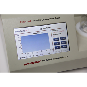 Wriindu RDKF-106D Karl Fischer Titulação Aparelho Óleo Água Umidade Conteúdo <span class=keywords><strong>Tester</strong></span> - Product Image 5