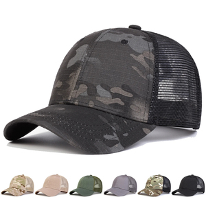 Custom Design Unisex Camouflage Baseball <b>Cap</b> Mesh Adjustable 6-Panel <b>Hat</b> Outdoor Casual Spring Summer Wear Baseball <b>Caps</b> ODM - Product Image 1