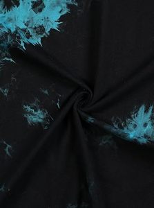 Camisetas de mujer personalizables más vendidas, teñidas con efecto tie-dye, holgadas, de corte cuadrado, transpirables, para uso exterior. - Product Image 5
