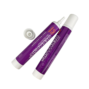 New Designs PE <b>Plastic</b> <b>Tube</b> D19 with Long Pointed Tip and One Layer Screw Cap Color Customizable Packaging Skincare Cream - Product Image 4