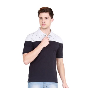Coton pour hommes de haute qualité pour polos Motif solide personnalisé Plusieurs couleurs Vêtements de plein air décontractés en tissu Oxford - Product Image 4