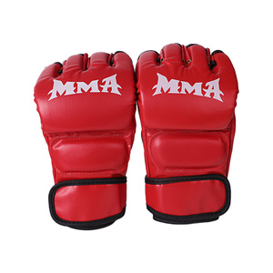 ถุงมือชกมวย MMA สีดำแบบกำหนดเอง ลายฉลาม วาดด้วยมือ วัสดุ PU แห้งเร็ว ปิดด้วยแถบตีนตุ๊กแก รองรับข้อมือ สำหรับฝึกซ้อมในยิม เหมาะสำหรับทุกเพศ - Product Image 3