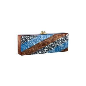 Bolso de Mano de Resina Hecho a Mano de Lujo para Damas, Elegante Accesorio de Moda con Cristales - Product Image 5