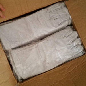 ถุงมือเชื่อมนิรภัย ทนความร้อนสูง บุด้วยโพลีเอสเตอร์ หุ้มด้วยหนัง คุณภาพสูง ปรับแต่งได้ - Product Image 6