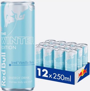 Proveedor Directo de Bebida Energética Red Bull Edición Invierno, Vainilla y Frutos Rojos Helados, 250 ml, Bebida Refrescante, Paquete de Holanda - Product Image 6