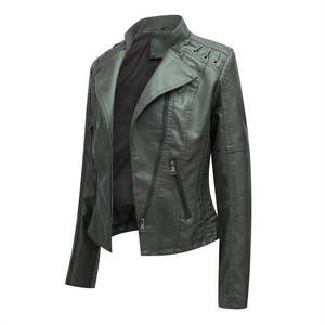 Nueva Chaqueta de Cuero PU Estilo Vintage Casual para Hombre, Diseño de Primavera, Chaqueta de Cuero con Bolsillos Estilo Motero, Nueva Llegada, Casual para Hombre - Product Image 5