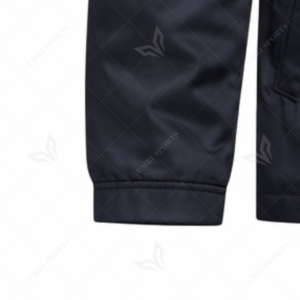 Vestes de coach personnalisées Zeta Phi Beta, style traditionnel, noir et bleu, avec logos brodés, veste rétro grecque. - Product Image 4