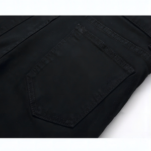 Jeans en denim pour homme 100% coton, écologiques, vintage, légers, coupe confortable pour l'été/le printemps, à porter au quotidien, imprimés - Product Image 4
