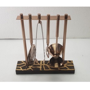 Latest Design Stainless Steel <b>Bar</b> <b>Tools</b> Set With Aluminum Handle Strainer Jigger Opener <b>Bar</b> Kit Cocktail Making <b>Tools</b> <b>Bar</b> Set - Product Image 5