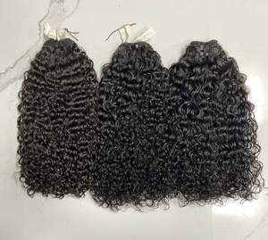 Extensiones de cabello rizado birmano de cabello crudo vietnamita superior Sin enredos Sin caída de cabello crudo 100% para mujeres negras - Product Image 1