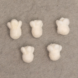 Wool Felt Popcorn <b>Ornament</b> Handmade Pretend Play Food Toy Kids <b>Kitchen</b> Decor Popcorn Garland Wholesale Bulk - Product Image 5