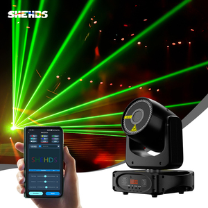 SHEHDS 3W Moving Head Stage Laser <b>Light</b> RGB Animation Pattern Projector 26CH DMX512 <b>DJ</b> Laser <b>Light</b> for Night Club CE - Product Image 6