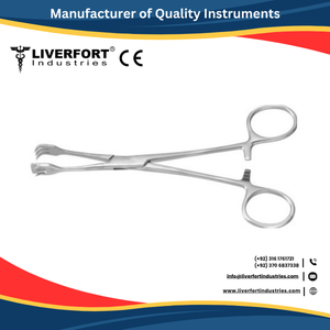 Pinces utérines Collin de qualité supérieure, instruments chirurgicaux en acier inoxydable pour gynécologie, hystérectomie et chirurgie pelvienne, certifiés CE - Product Image 3