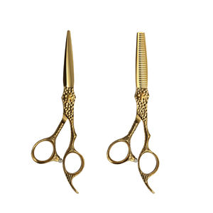Ciseaux de coiffure 6'' en acier inoxydable JP, ensemble de ciseaux de barbier professionnels pour la coupe de cheveux, avec sac inclus - Product Image 4
